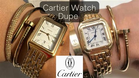 cartier panthere watch dupe|knockoff cartier panthere watch.